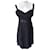 CAROLL dress Black Silk  ref.886120