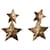 SAINT LAURENT  Earrings   Metal Golden  ref.886497