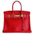 Hermès HERMES BIRKIN BAG 35 bicolour Red Blue Leather  ref.886512