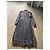Bash Faltenrockkleid Schwarz Weiß Rot Silber Metallic Mehrfarben - Ansicht 11