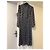 Bash Faltenrockkleid Schwarz Weiß Rot Silber Metallic Mehrfarben - Ansicht 5