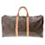 Louis Vuitton Keepall 55 Brown Cloth  ref.886729