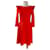 Max & Co Robes Viscose Elasthane Polyamide Rouge  ref.886741