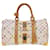 Louis Vuitton Keepall 45 Bianco Tela  ref.886890