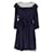 Claudie Pierlot robe Navy blue Viscose  ref.887209