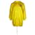 Moschino Couture Manteau Teddy Bear en Polyamide Jaune Nylon  ref.887245