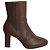 Stuart Weitzman Rosalinda 90 Botines con Plataforma en Piel Marrón Castaño