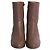 Stuart Weitzman Rosalinda 90 Botines con Plataforma en Piel Marrón Castaño - vista 2