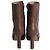 Stuart Weitzman Rosalinda 90 Botines con Plataforma en Piel Marrón Castaño - vista 4