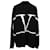 Valentino Garavani Valentino Garvani Logo-Print Zip-Up Jacket in Black Polyamide Nylon  ref.887285