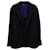 Giorgio Armani Single-Breasted Textured Blazer in Navy Virgin Wool Navy blue  ref.887287