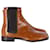 Maison Martin Margiela Maison Margiela Tabi Split-Toe Chelsea Boots In Brown Leather  ref.887288