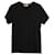 Burberry-Logo-T-Shirt aus schwarzer Baumwolle  ref.887292