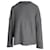 Suéter de cuello redondo Loro Piana en cachemir gris Cachemira Lana  ref.887299