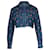Moschino Jaqueta jeans bordada ursinho de algodão azul  ref.887363