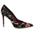 Sapatos com estampa floral Givenchy em couro napa preto  ref.887419
