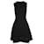 Victoria Beckham Sleeveless Sheer Panel Mini Dress in Black Viscose Cellulose fibre  ref.887426