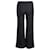 Valentino Garavani Flared Trousers in Black Wool  ref.887428
