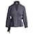 Diane Von Furstenberg Wrap Top in Grey Silk  ref.887451