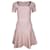 Herve Leger Trish A-Line Mini robe en rayonne rose pastel Fibre de cellulose  ref.887453