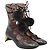 Gucci Heloise Gladiator-Schnürstiefel aus schwarzem Leder - Ansicht 5