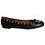 Bailarinas Love con tachuelas en cuero negro de Marc by Marc Jacobs