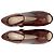 Botines peep-toe con abertura Fendi en cuero burdeos - vista 3