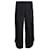 Totême Pantalones holgados superpuestos Toteme en seda negra Negro  ref.887500