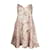 Zimmermann Low Back Mini Dress in Floral Beige Linen  ref.887501