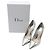 Dior Cherie Pointed-Toe Pumps in Silver Leather - view 11