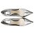 Dior Cherie Pointed-Toe Pumps in Silver Leather - view 2