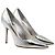 Dior Cherie Pointed-Toe Pumps in Silver Leather - view 4