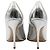 Dior Cherie Pointed-Toe Pumps in Silver Leather - view 5