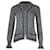 Chanel Cardigan in Navy and Gray Cashmere Blue Navy blue Wool  ref.887508