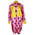 Vestido camisero de lunares en seda rosa de Moschino Couture Algodón  ref.887548