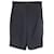 Balenciaga Mid Rise Shorts aus schwarzem Leinen  ref.887567