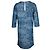 Stella Mc Cartney Minivestido con estampado de paisaje en algodón azul de Stella McCartney - vista 3