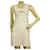 Tamanho do vestido sem mangas branco comprimento mini Burberry 14 menina de anos ou mulheres XS Algodão  ref.887591