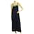 M Missoni Blue Linen Spaghetti Straps Summer Long dress size M  ref.887599