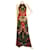 Robe de soirée Ted Baker Tropical Floral Toucan sans manches Halter Maxi taille 0 Polyester Multicolore  ref.887615