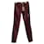 Abercrombie & Fitch Pants Dark red Cotton  ref.887762