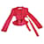 Chaqueta de piel de cordero roja Dior  ref.887857