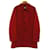 *Prada Red Collar Coat Cotton  ref.887870