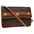 Céline CELINE Macadam Canvas Shoulder Bag PVC Leather Brown Auth 40101  ref.887907