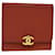 CHANEL Porte-Monnaie Caviar Skin Rouge CC Auth 40052  ref.887931