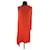 Kleid von Ann Demeulemeester 36 Rot Viskose  ref.888087