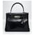 Hermès KELLY HANDTASCHE 28 cm in black box leder Schwarz  ref.888171