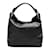 Burberry Leather Lindburn Hobo Bag Black Pony-style calfskin  ref.888221