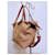 Autre Marque Borbonese-Tasche mit Henkeln und Schultergurt Pink Leder  ref.888231