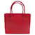 Céline CELINE CABAS SQUARE HAND BAG IN RED GRAINED LEATHER RED LEATHER HAND BAG  ref.888288